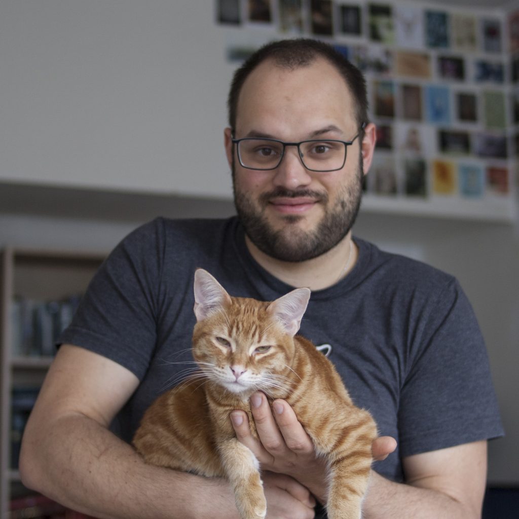 Kat met baasje